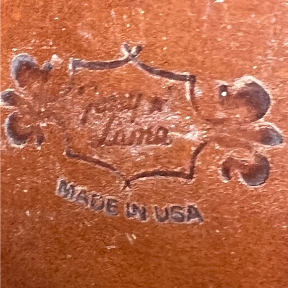 Tony Lama brown leather cowboy boots women’s 9 1/2 made in USA BT 3 - Picture 16 of 16